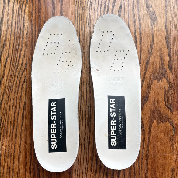 Golden Goose Super Star sneakers pink/purple glitter star, gold heel tab 37 - Picture 9 of 13